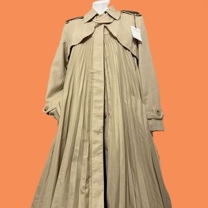 Khaki Colored Trench Coat.